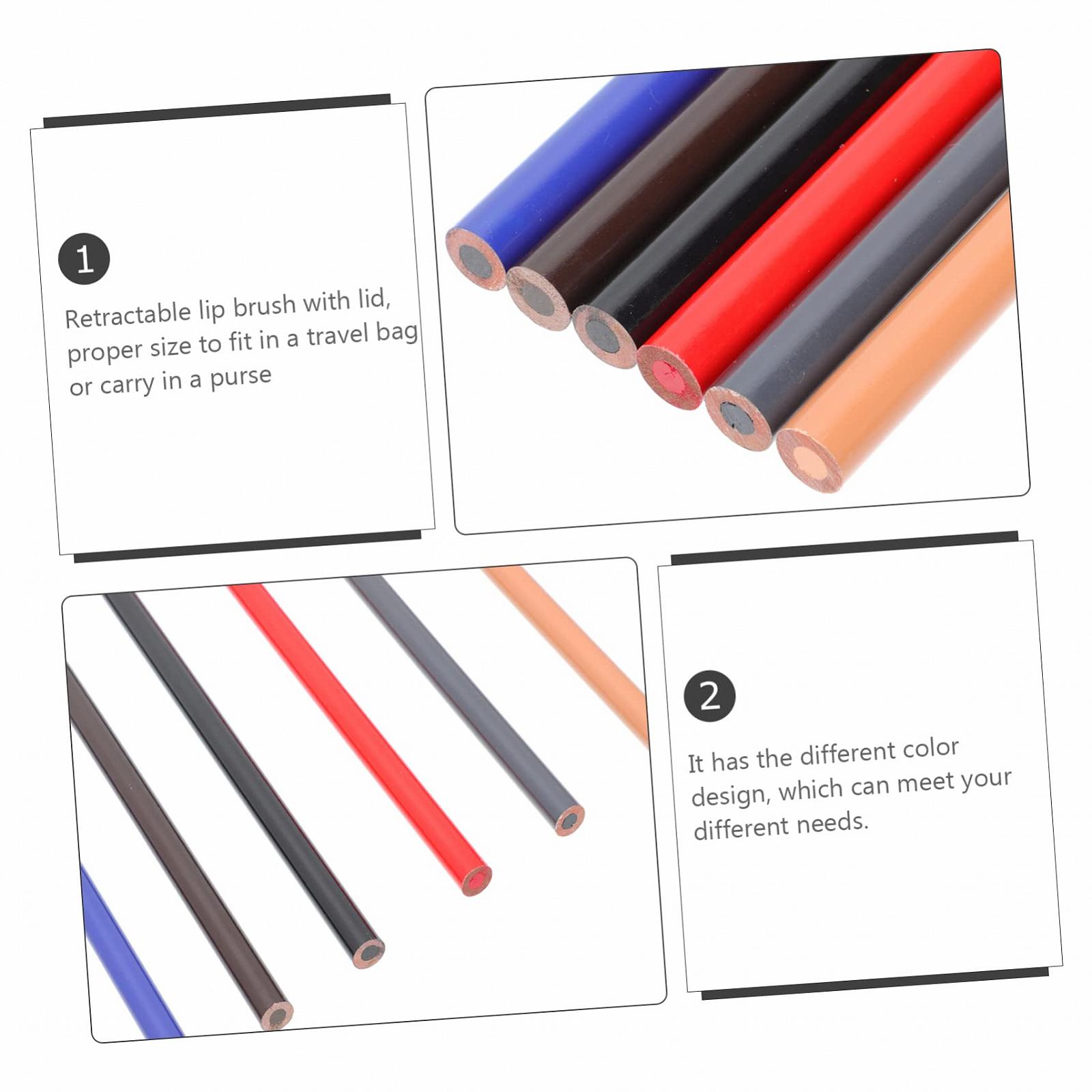 Набір FOMIYES 6-шт Олівець для брів Лайнер для губ Водостійкий Дерев'яний, фото №2