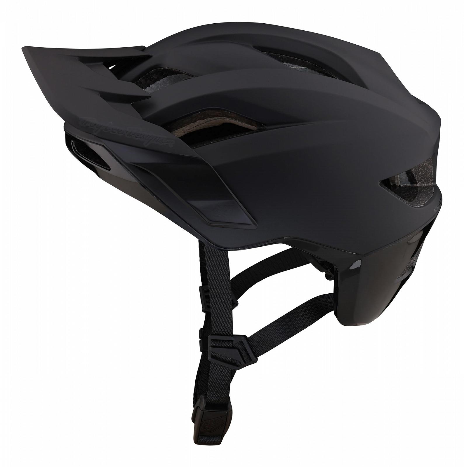 Шолом Troy Lee Designs D4 Composite для гірського велосипеда, Plain, для дорослих, чорний, XL, фото №3