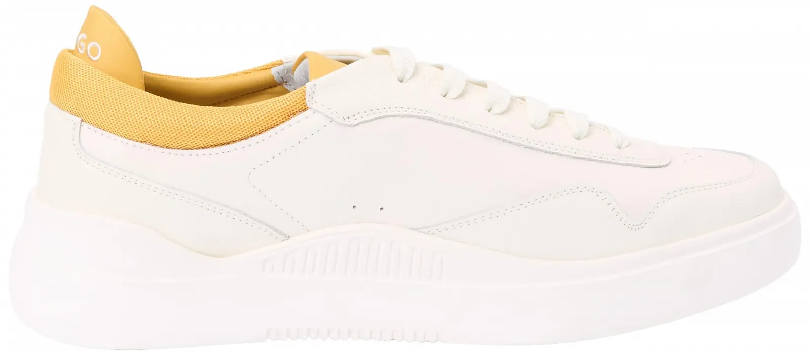 Кросівки HUGO Blake Tenn Шкіряні На Шнурівці З Кольоровими Деталями, фото №4 Кросівки HUGO Blake Tenn Шкіряні На Шнурівці З Кольоровими Деталями, фото №4