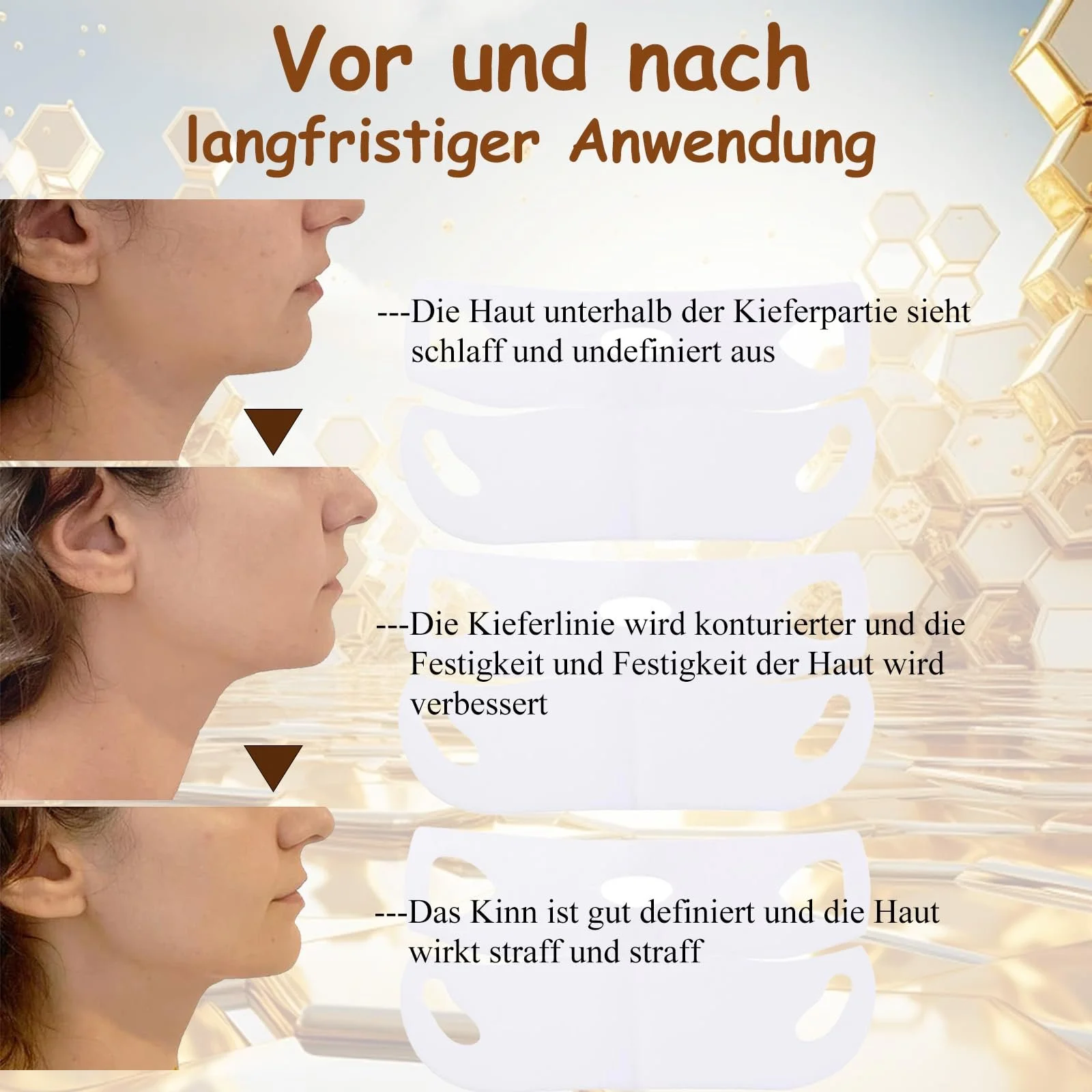 Маска для обличчя Soleneva Bee Venom V-Line, фото №3