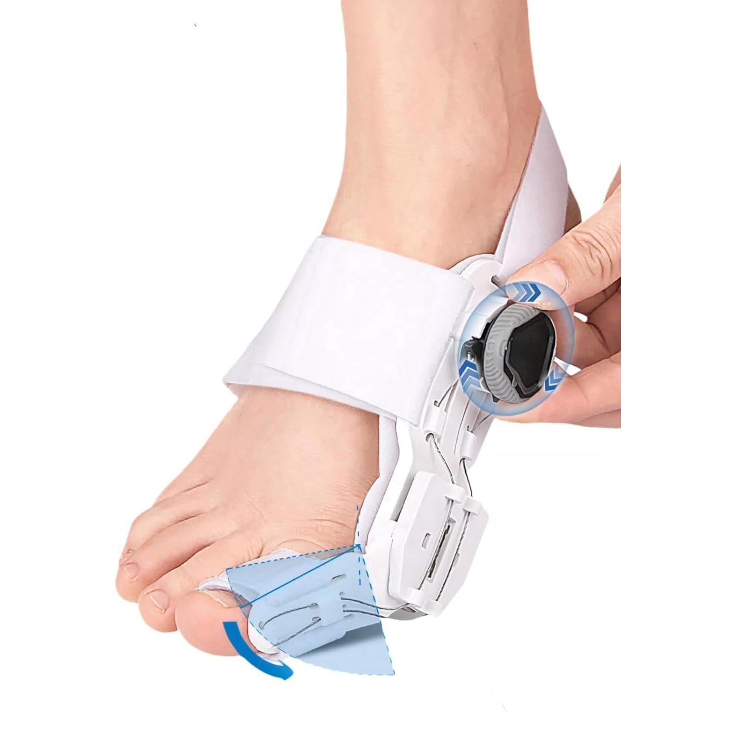 Корректор вальгусной деформации для женщин и мужчин, регулируемая кнопка, фото №1