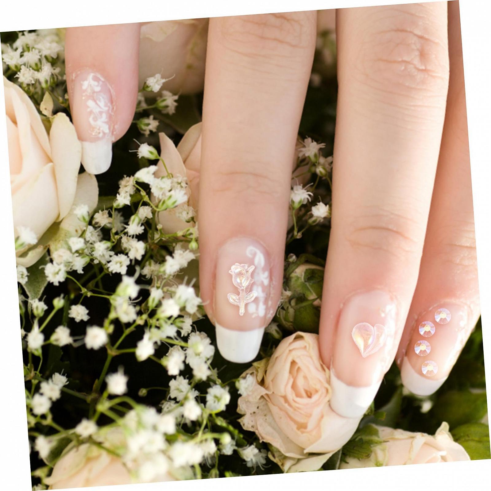 Украшения для ногтей DOITOOL 4 листа Стразы для ногтей Маленькие украшения для ногтей, фото №8