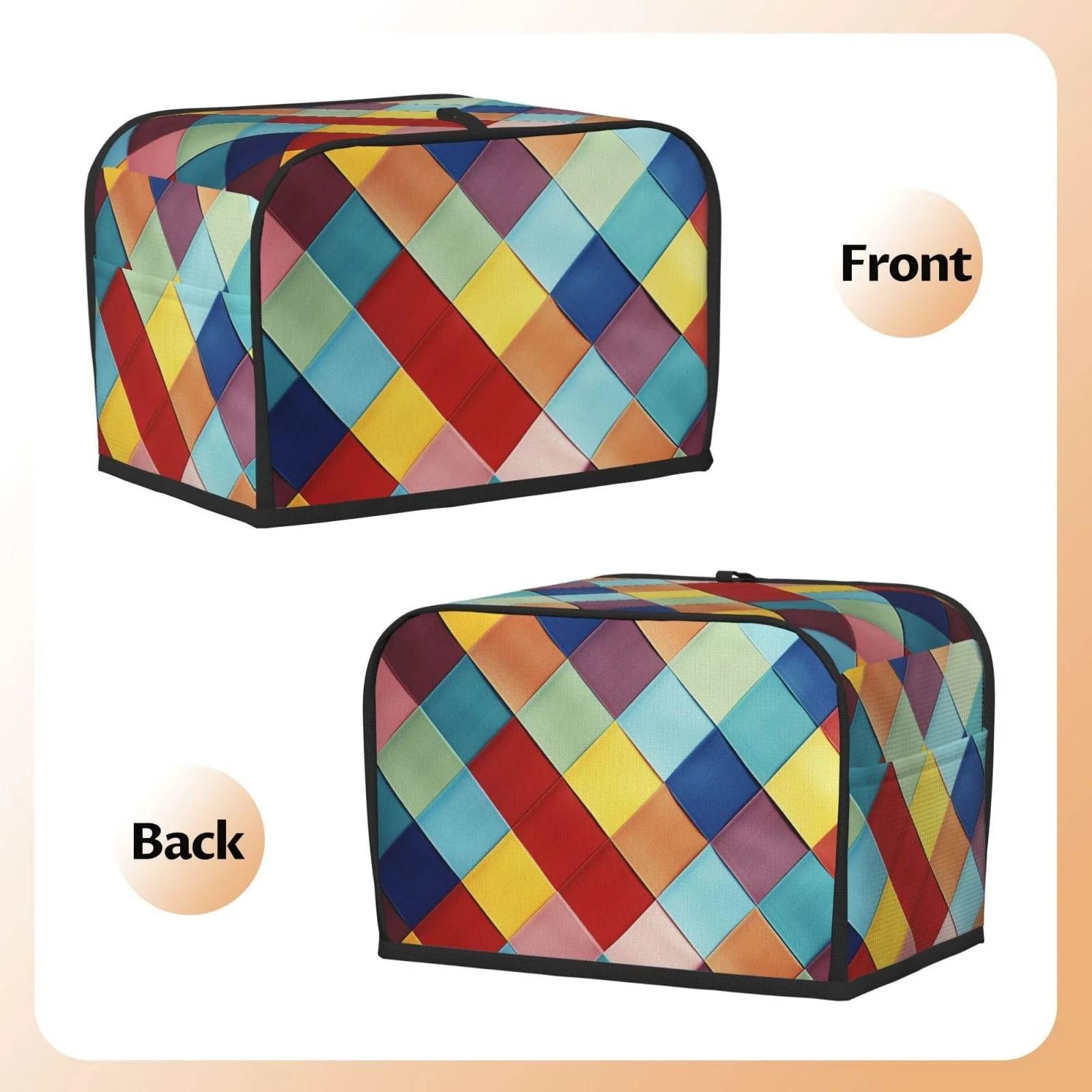 Чохол для тостера на 2 скибки Bunt, картатий, фото №6 Чохол для тостера на 2 скибки Bunt, картатий, фото №6