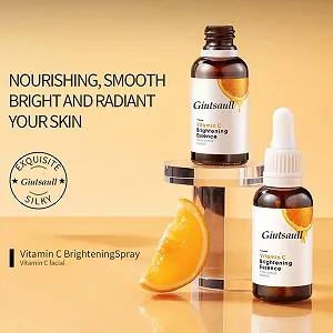 Набір для догляду за шкірою з вітаміном C, для освітлення шкіри, набір для зволоження обличчя для жінок, 29 предметів - Фото 1