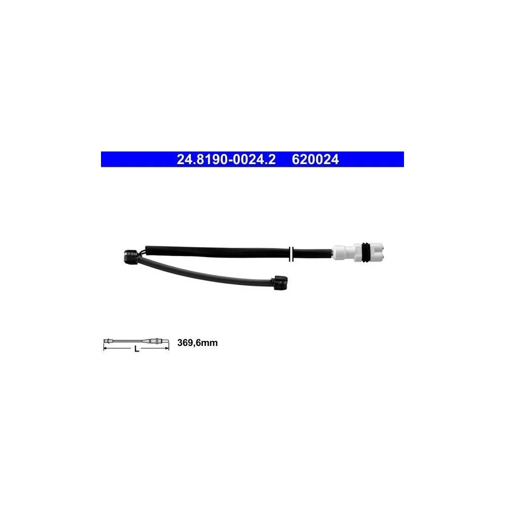 Датчик износа тормозных колодок ATE 24.8190-0024.2 для PORSCHE, фото №1 Датчик износа тормозных колодок ATE 24.8190-0024.2 для PORSCHE, фото №1