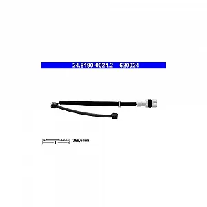 Датчик износа тормозных колодок ATE 24.8190-0024.2 для PORSCHE - Фото 1