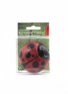 Кухонный таймер Kikkerland KT21-A Ladybug Божья коровка Разные цвета synthetic.ua - Фото 1