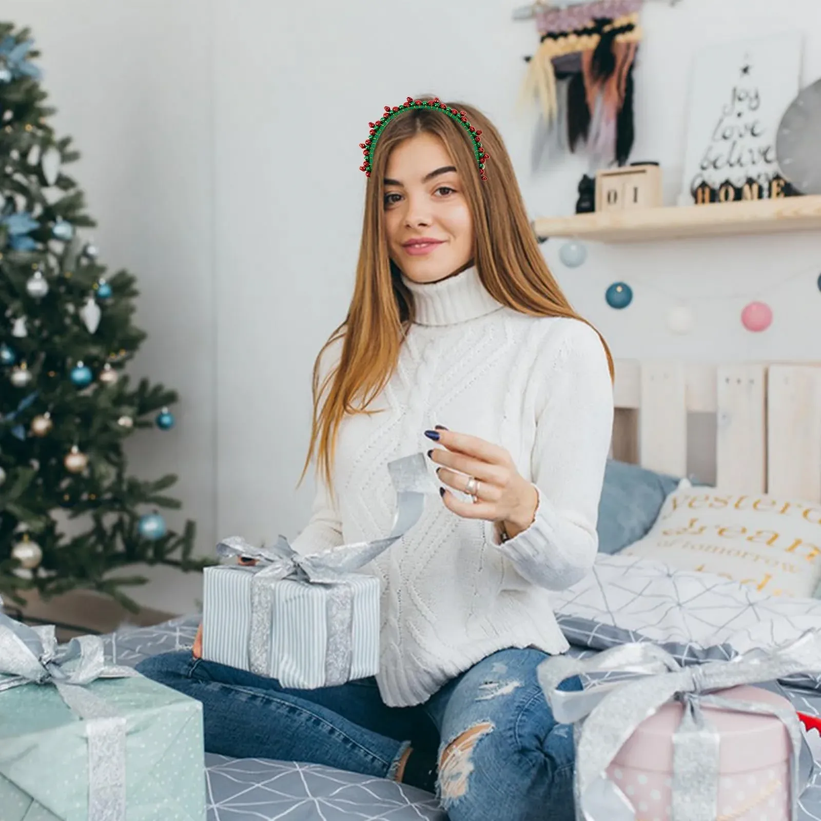 Обруч для волосся NICENEEDED Різдвяна колекція з дзвіночками, фото №4 Обруч для волосся NICENEEDED Різдвяна колекція з дзвіночками, фото №4