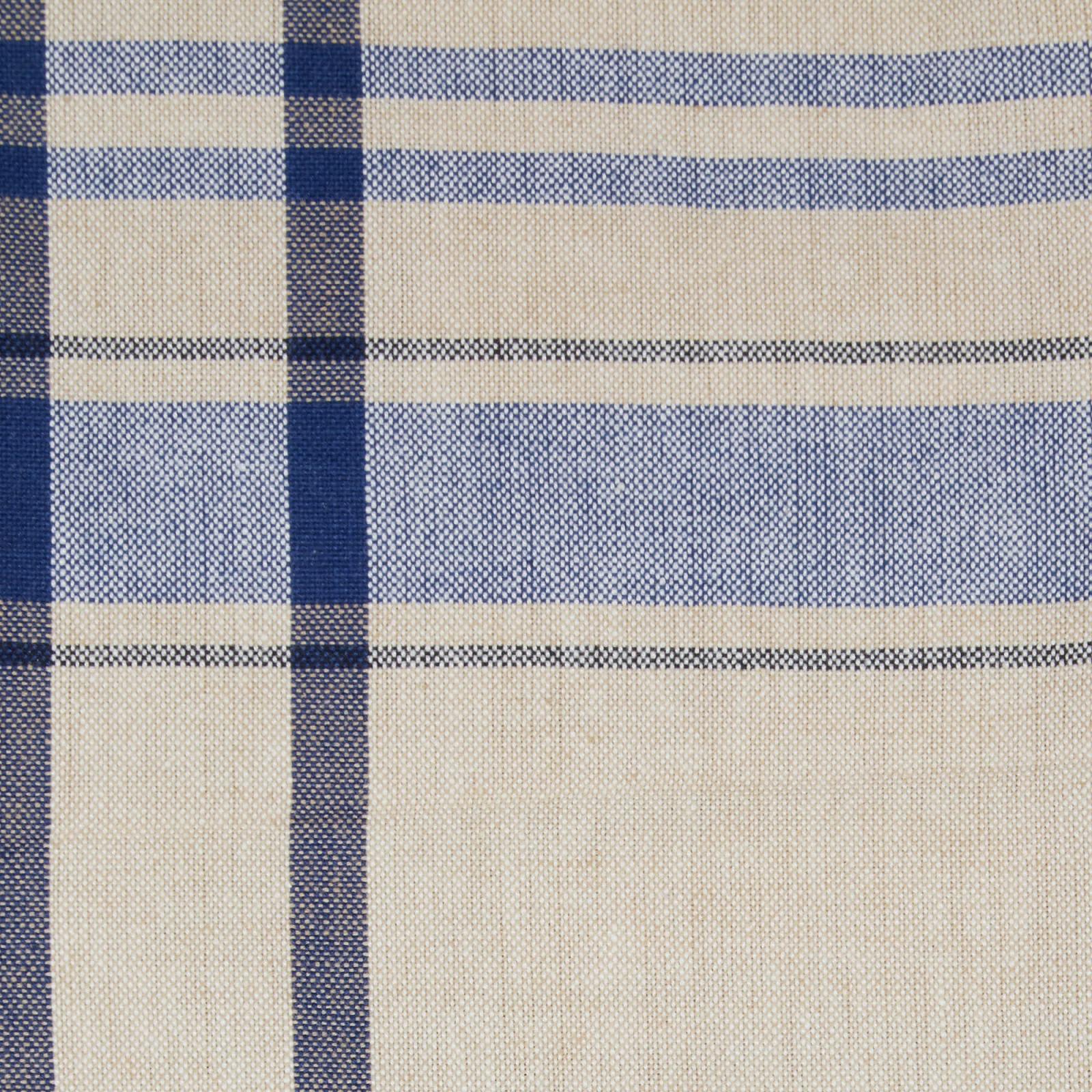 Скатертина DII French Stripe бавовняна Синя кругла 70 дюймів, фото №2