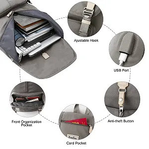 Рюкзак для ноутбука Yamtion 17 дюймів Унісекс USB-порт Шкільний Дорожній 33L Black synthetic.ua - Фото 1