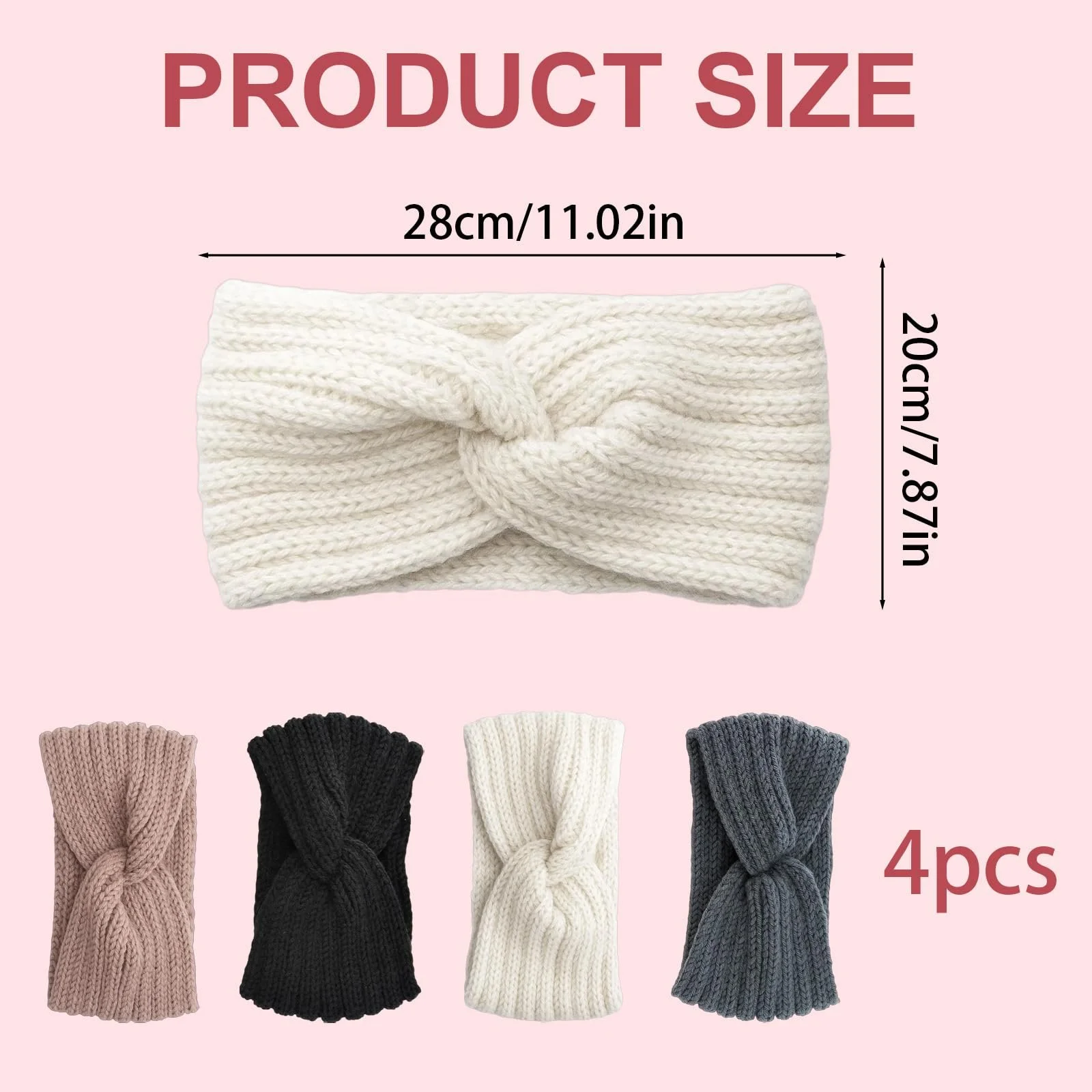 Пов'язка на голову В'язана, фото №2 Пов'язка на голову В'язана, фото №2