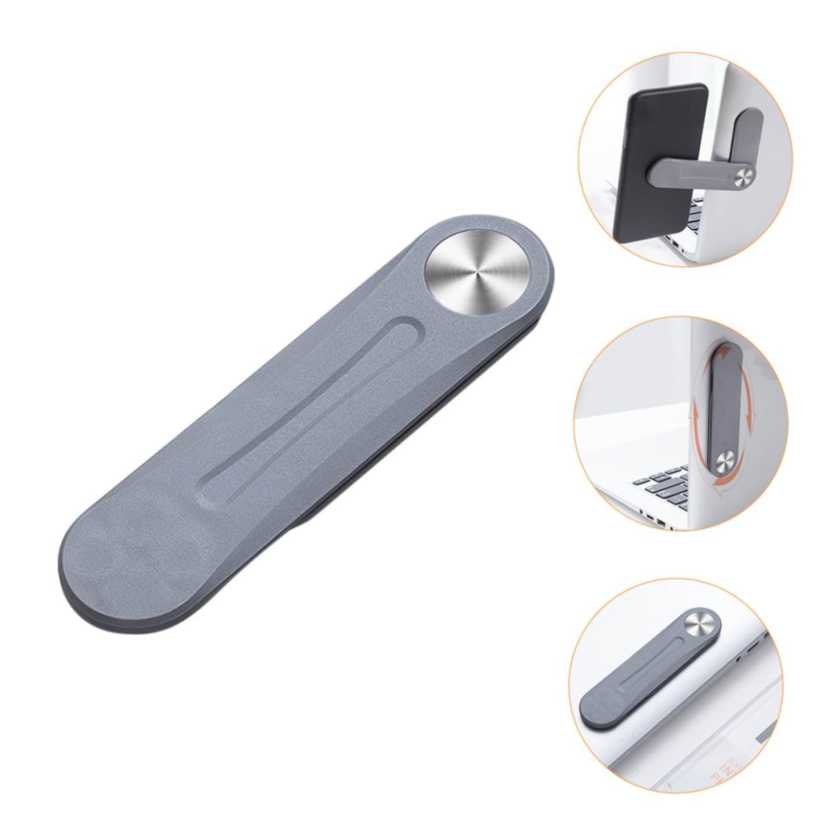 Портативная складная подставка для ноутбука и мобильного телефона из прочного материала, вращающаяся, простая в установке, практичная для работы и повседневного использования, совместима с, фото №9 Портативная складная подставка для ноутбука и мобильного телефона из прочного материала, вращающаяся, простая в установке, практичная для работы и повседневного использования, совместима с, фото №9