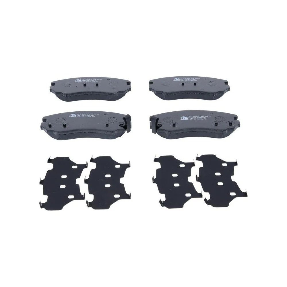 Комплект тормозных колодок, дисковый тормоз ATE 13.0460-5873.2 для HYUNDAI KIA передняя ось, фото №1