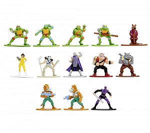 Фигурка Jada Toys Ninja Turtles (1 x случайная фигурка в закрытой упаковке) - 1 детализированная нано коллекционная фигурка (4 см) Черепашек-ниндзя, 1 из 13 металлических игрушечных фигурок от 3 лет synthetic.ua - Фото 1