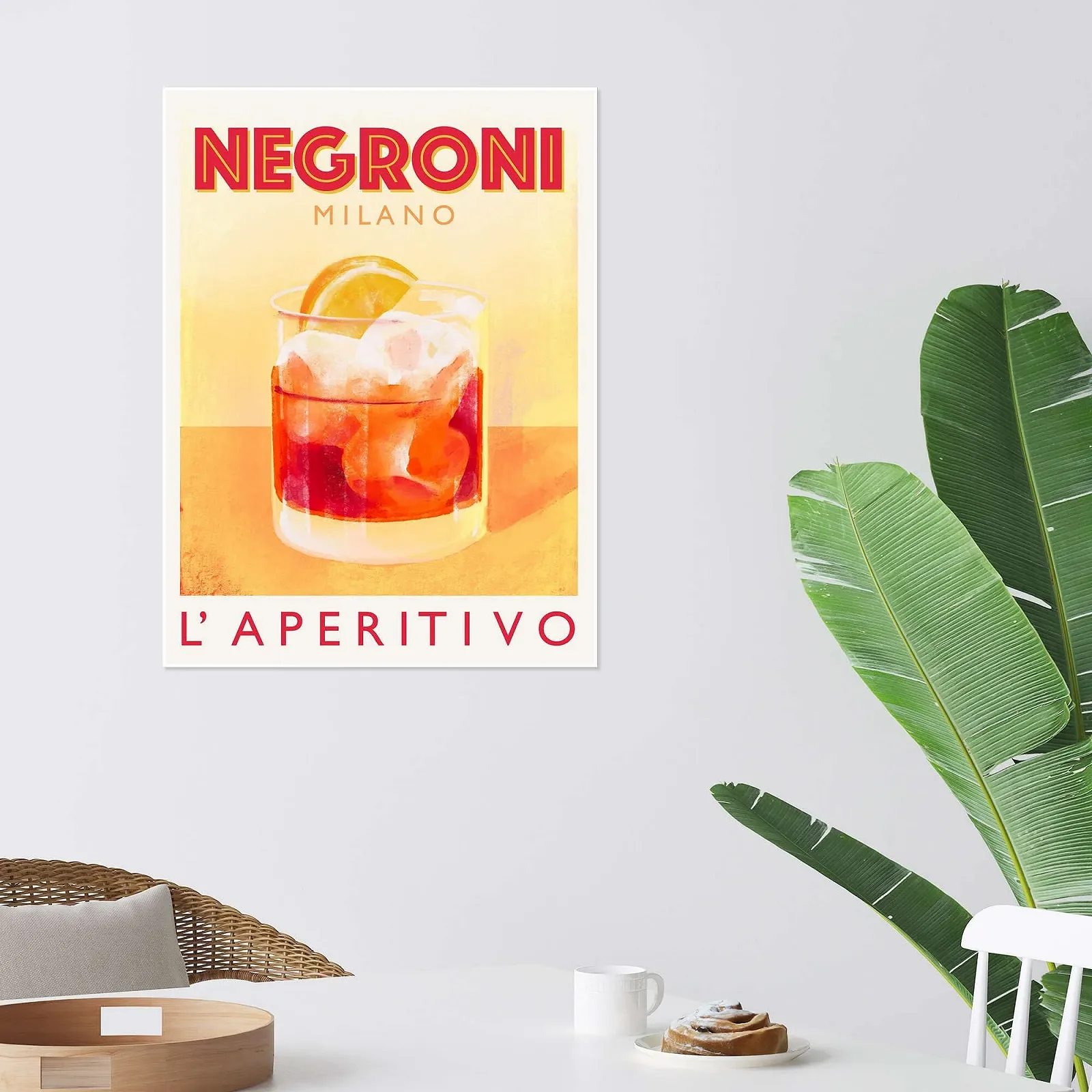 Постер ni Milano l'Aperitivo Italiano Marco Marella 50 x 70 см Желтый, фото №6