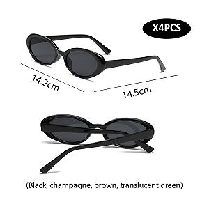 Сонцезахисні Окуляри HDGSAFD Ретро Овальні Маленька Оправа synthetic.ua - Фото 1