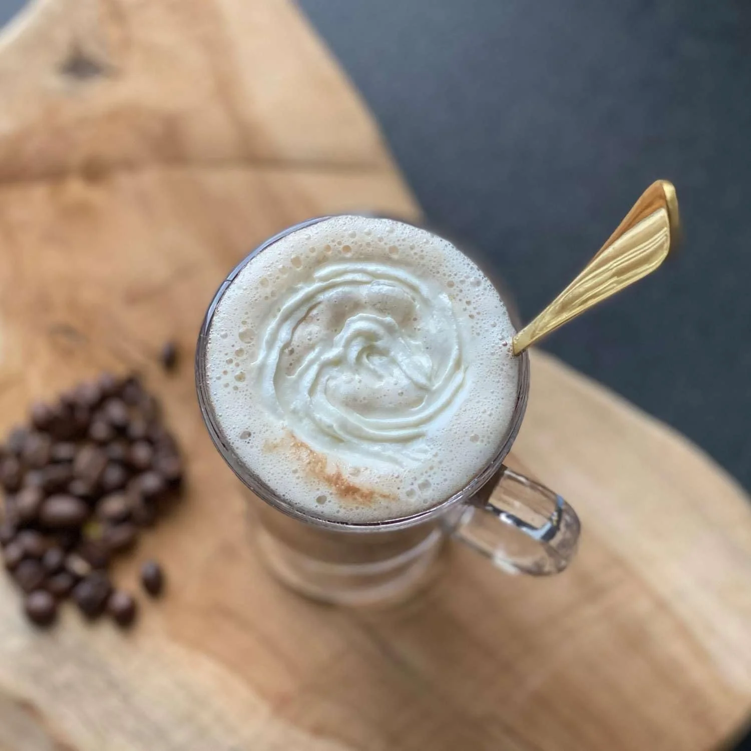 Ложка для лате мак'ято Набір з 6 штук Золотистий, нержавіюча сталь, 19 см, фото №4