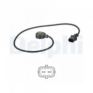 Датчик детонации DELPHI AS10231 для OPEL VAUXHALL - Фото 1