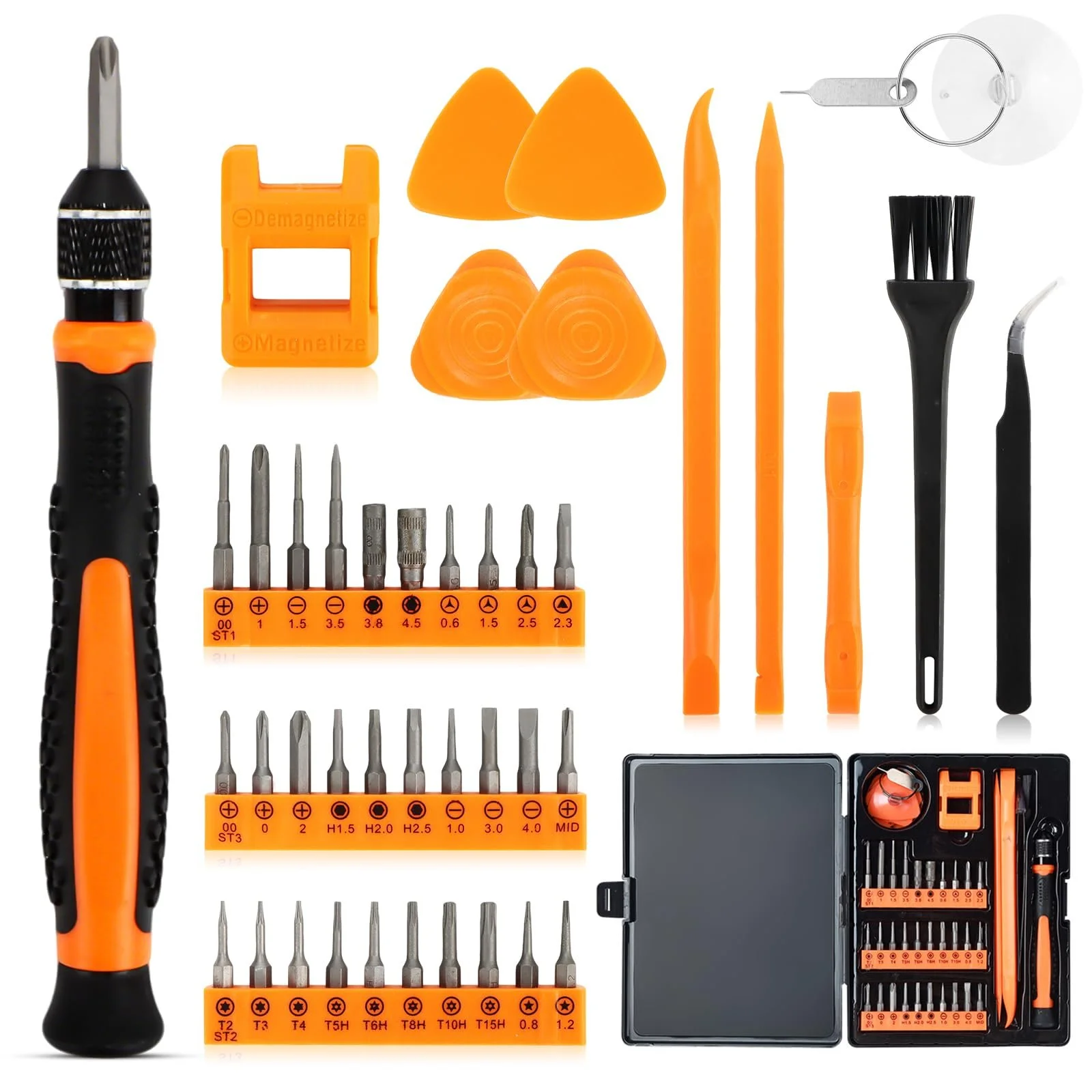 Набір прецизійних викруток Yooyan 42 предмети для iPhone, iPad, PS4, Xbox, ноутбука, фото №1