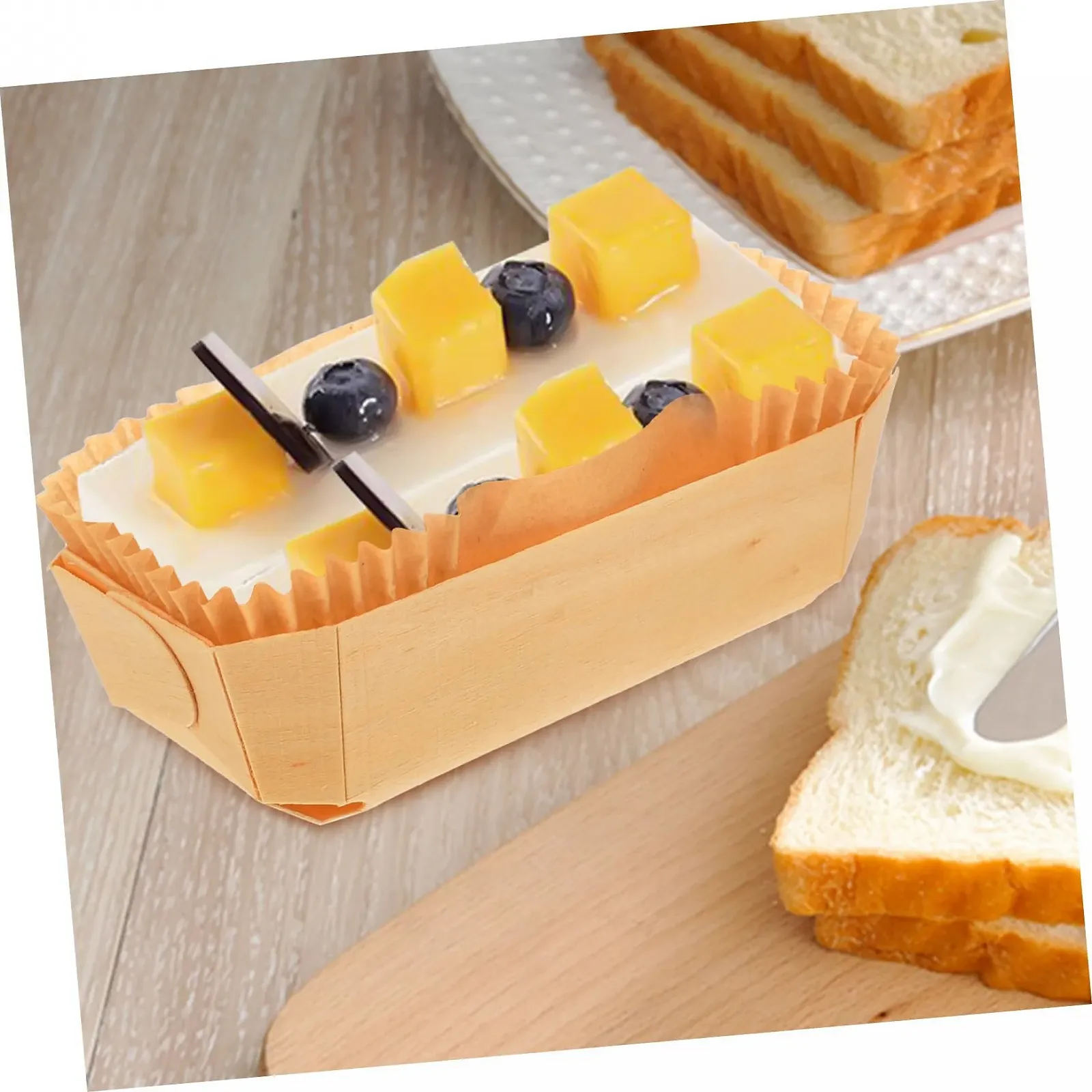 Форма для запікання дерев'яна жаростійка для хліба та тортів, фото №6