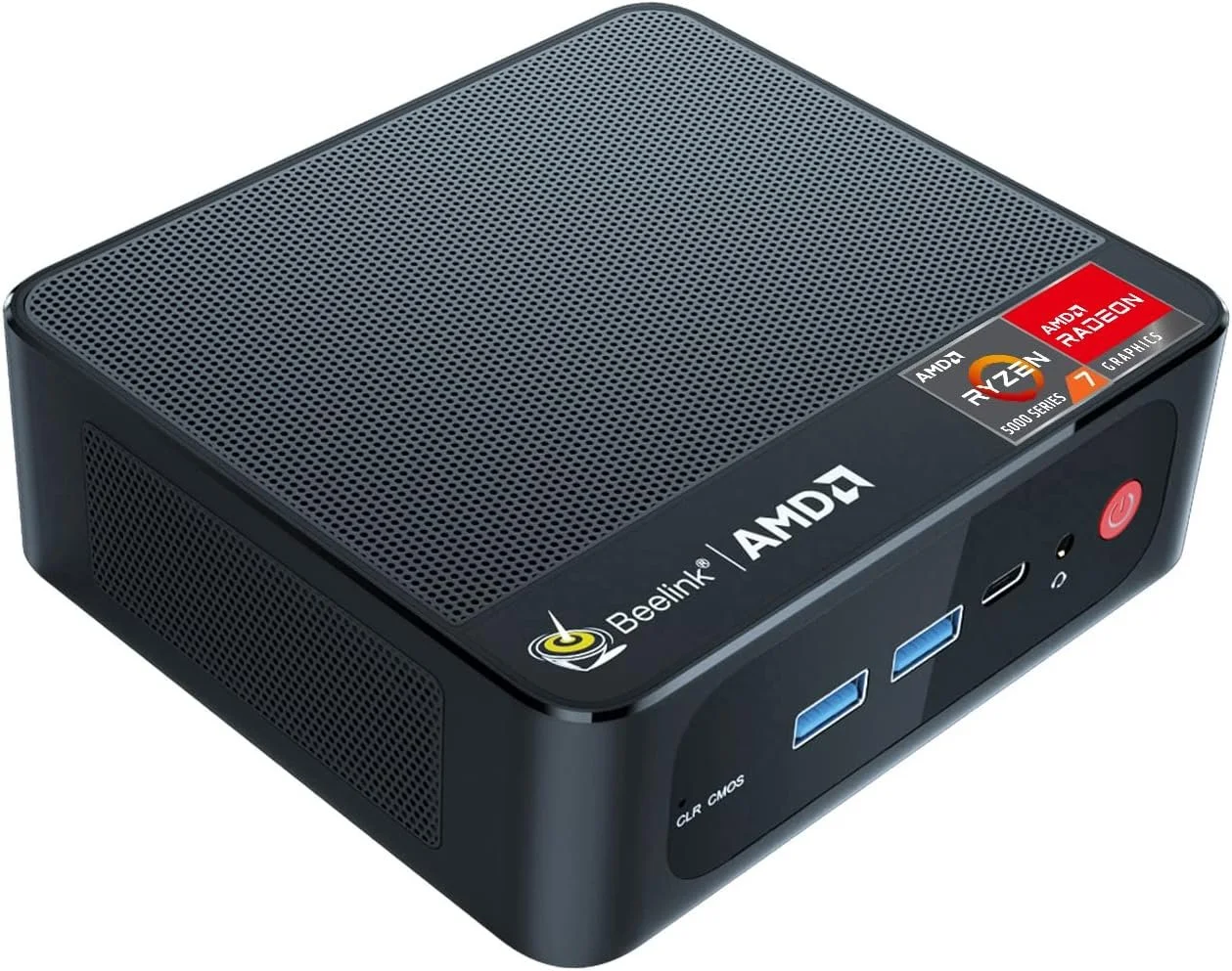Міні ПК Beelink SER5 Pro / AMD Ryzen 7 5700U / RAM 16Gb / SSD 512Gb / AMD Radeon Graphics / Windows 11 Pro / 1 x HDMI / LAN / Wi-Fi 6 / Bluetooth 5.2 / Чорний, фото №1 Міні ПК Beelink SER5 Pro / AMD Ryzen 7 5700U / RAM 16Gb / SSD 512Gb / AMD Radeon Graphics / Windows 11 Pro / 1 x HDMI / LAN / Wi-Fi 6 / Bluetooth 5.2 / Чорний, фото №1