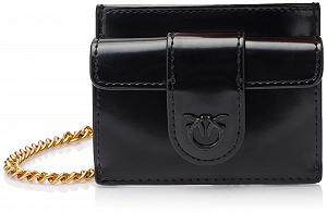 Картхолдер Pinko Шкіра Блискучий Z99b_Black Limusine Block Colour - Фото 1