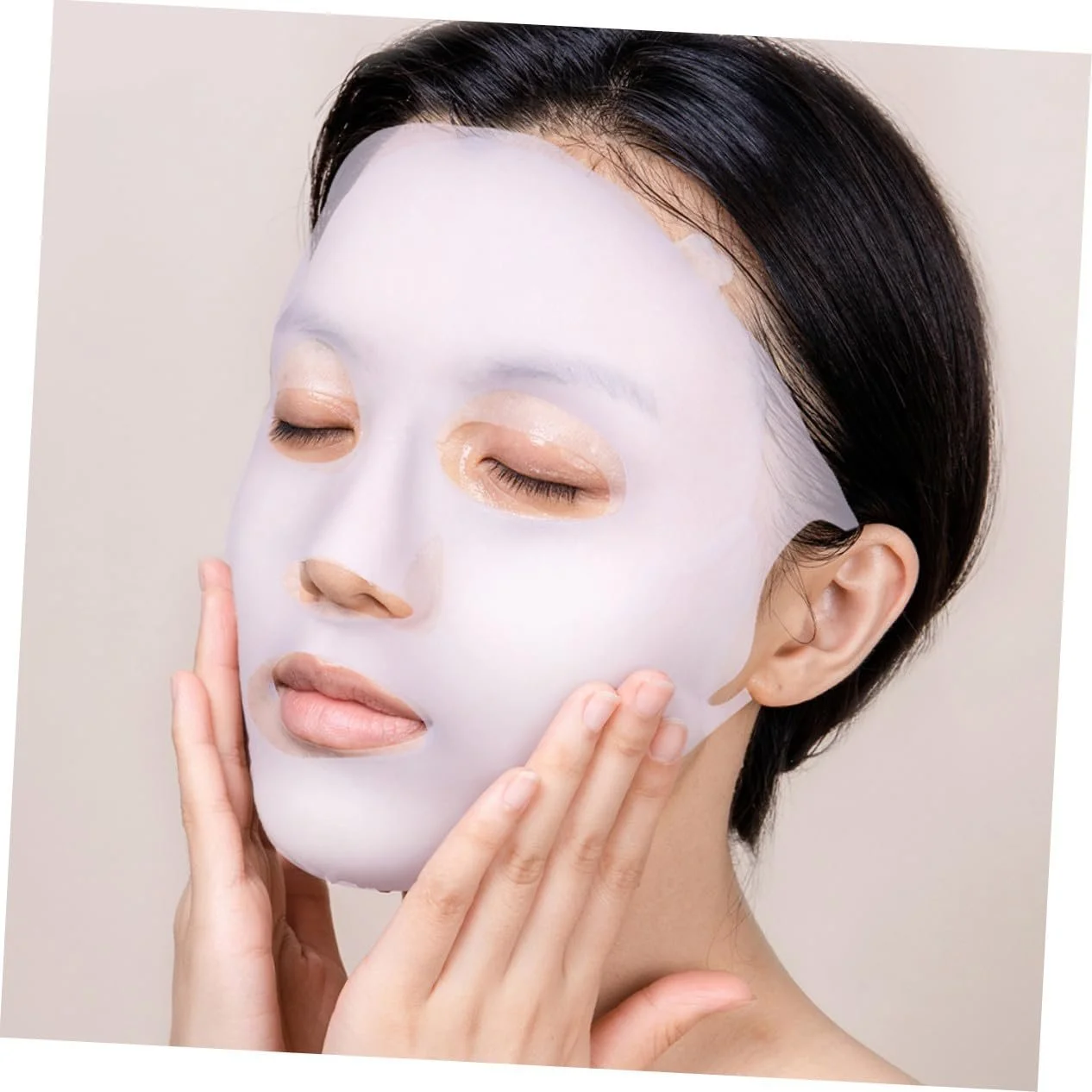 Силіконова маска HONITANO, 3 шт, рожева, фото №4