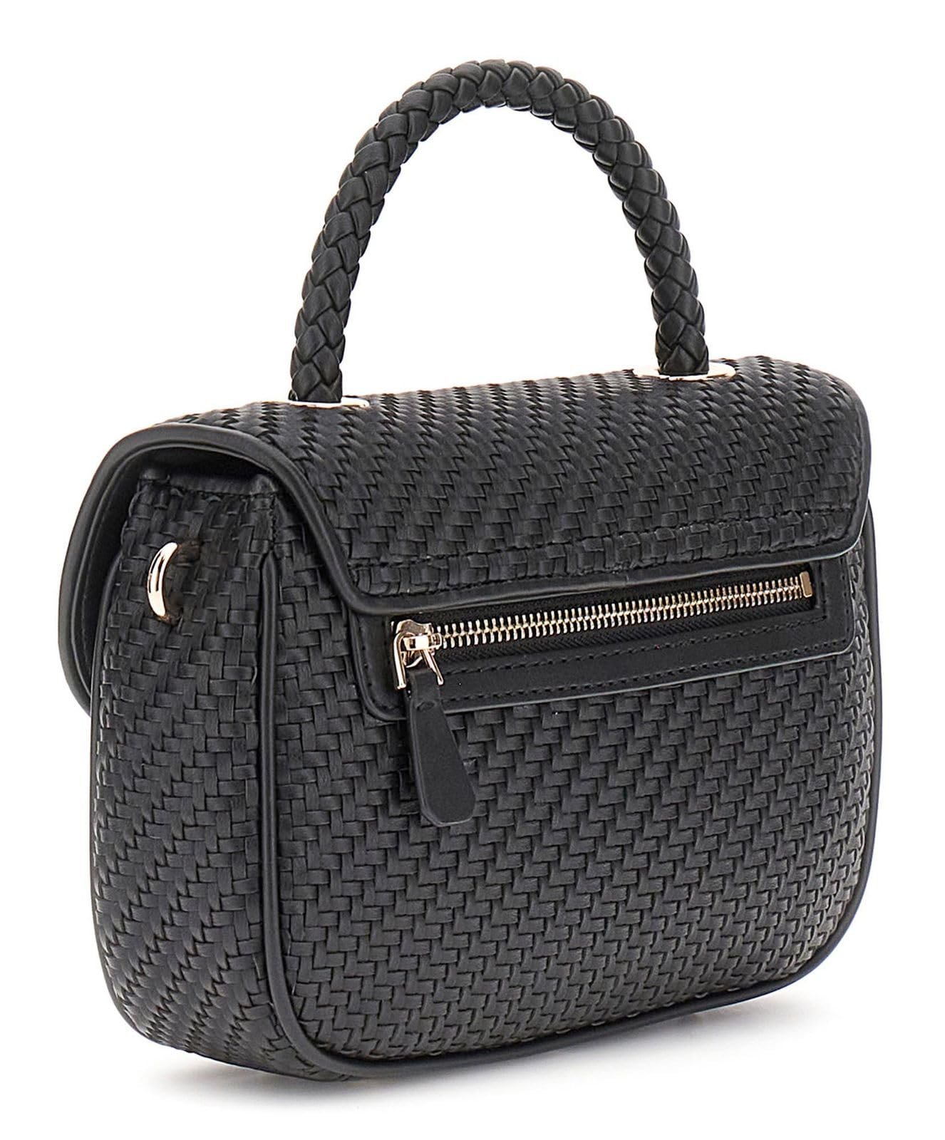 Сумка з верхньою ручкою GUESS Mirema Flap Black, фото №2