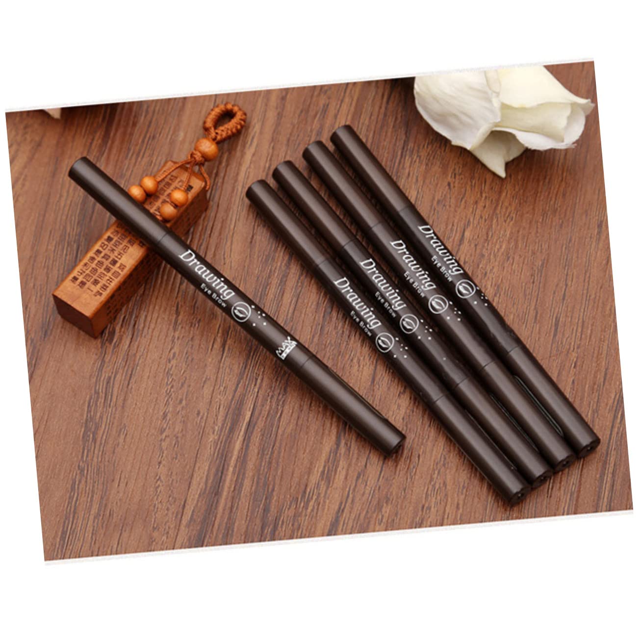 Олівець для брів Amosfun 2-в-1 Microblading Form Rotating Double Head, фото №3