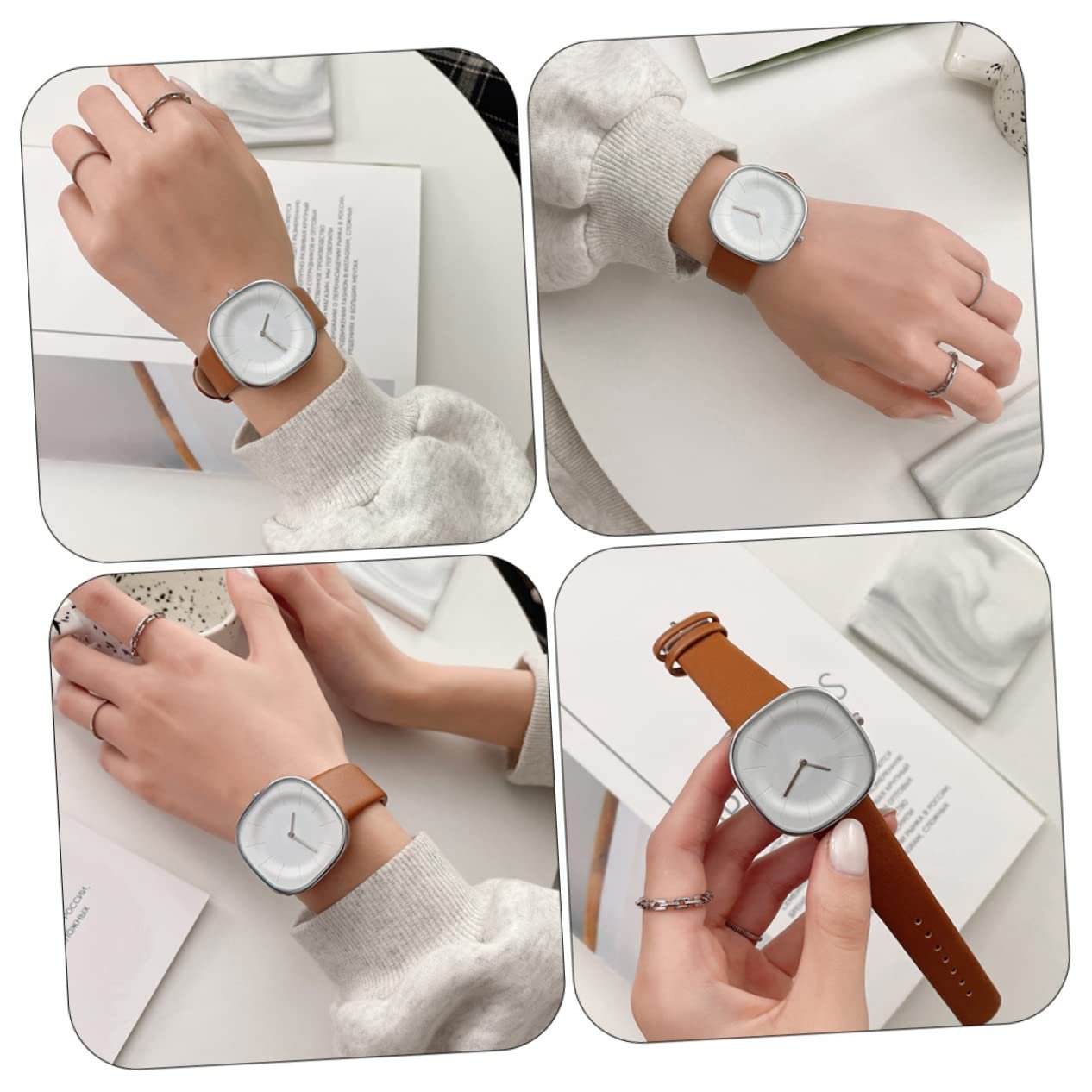 Healvian Часы наручные женские Модные часы с комфортным браслетом Минималистичный дизайн, фото №4 Healvian Часы наручные женские Модные часы с комфортным браслетом Минималистичный дизайн, фото №4