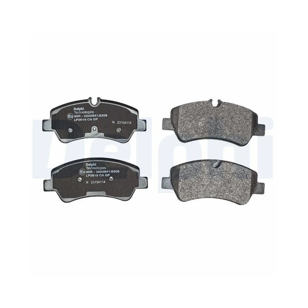 Комплект тормозных колодок DELPHI LP3619 дисковый тормоз для FORD, задний мост, фото №1