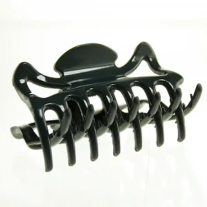 Заколка для волос WeLoveBeads 6 см Грифельно-серый, 2 шт, Сделано в Германии - Фото 1