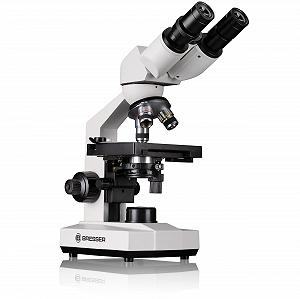 Микроскоп Bresser Erudit Basic Bino 40-400x бинокулярный с держателем для смартфона - Фото 1