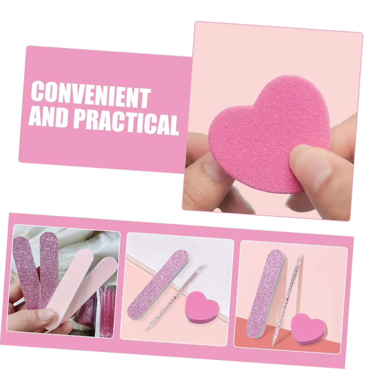 Набор пилок для маникюра PACKOVE с губчатыми буферами, фото №6