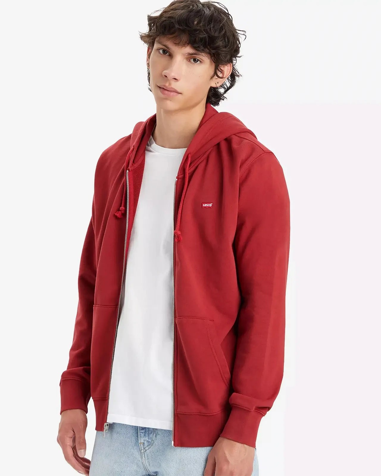 Чоловіча толстовка с капюшоном LEVIS THE ORIGINAL HM ZIP UP Sun Dried Tomato - XS, фото №1 Чоловіча толстовка с капюшоном LEVIS THE ORIGINAL HM ZIP UP Sun Dried Tomato - XS, фото №1