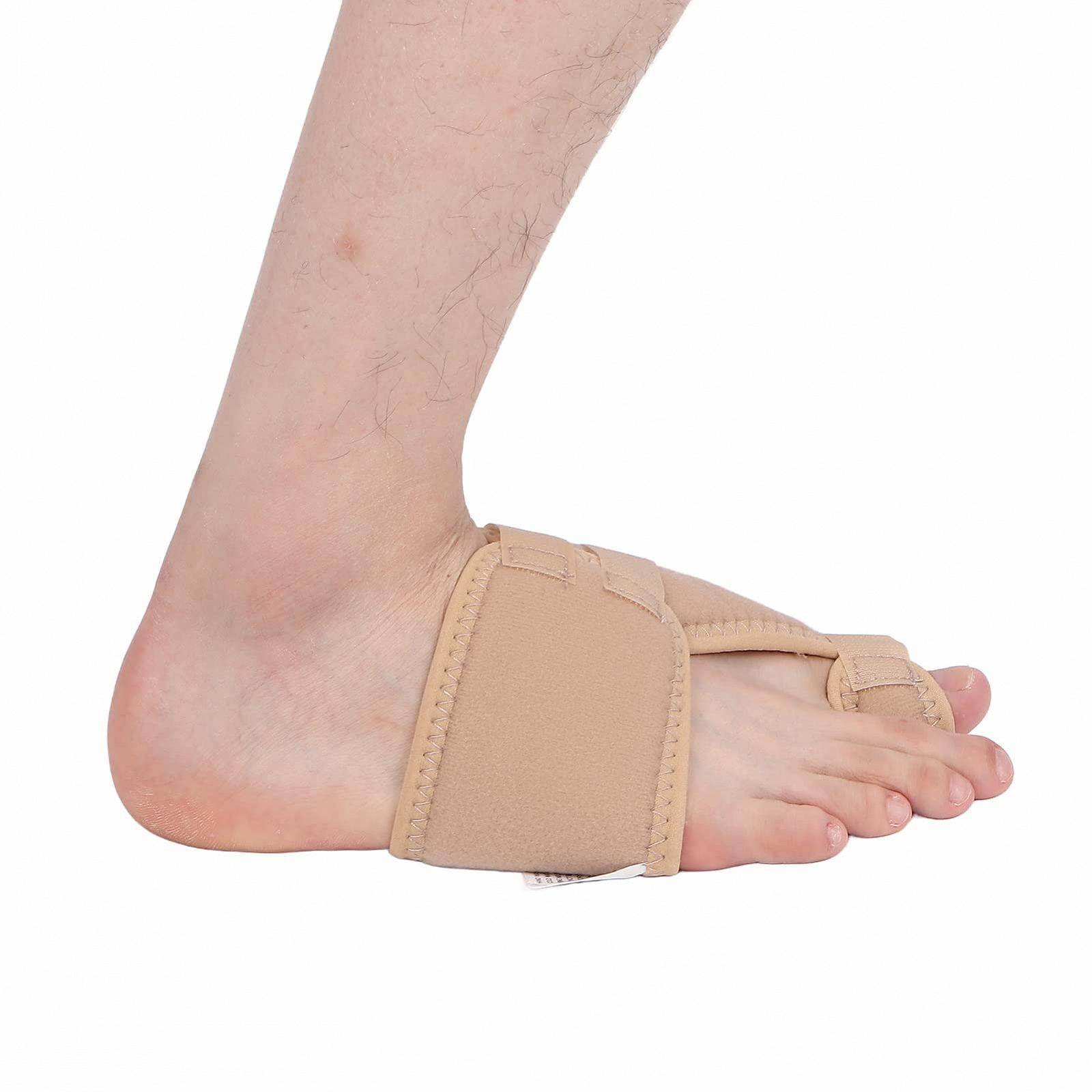 Коректор великого пальця стопи Багатошаровий фіксуючий оксамит для догляду за ногами в домашніх умовах (Права нога), фото №7