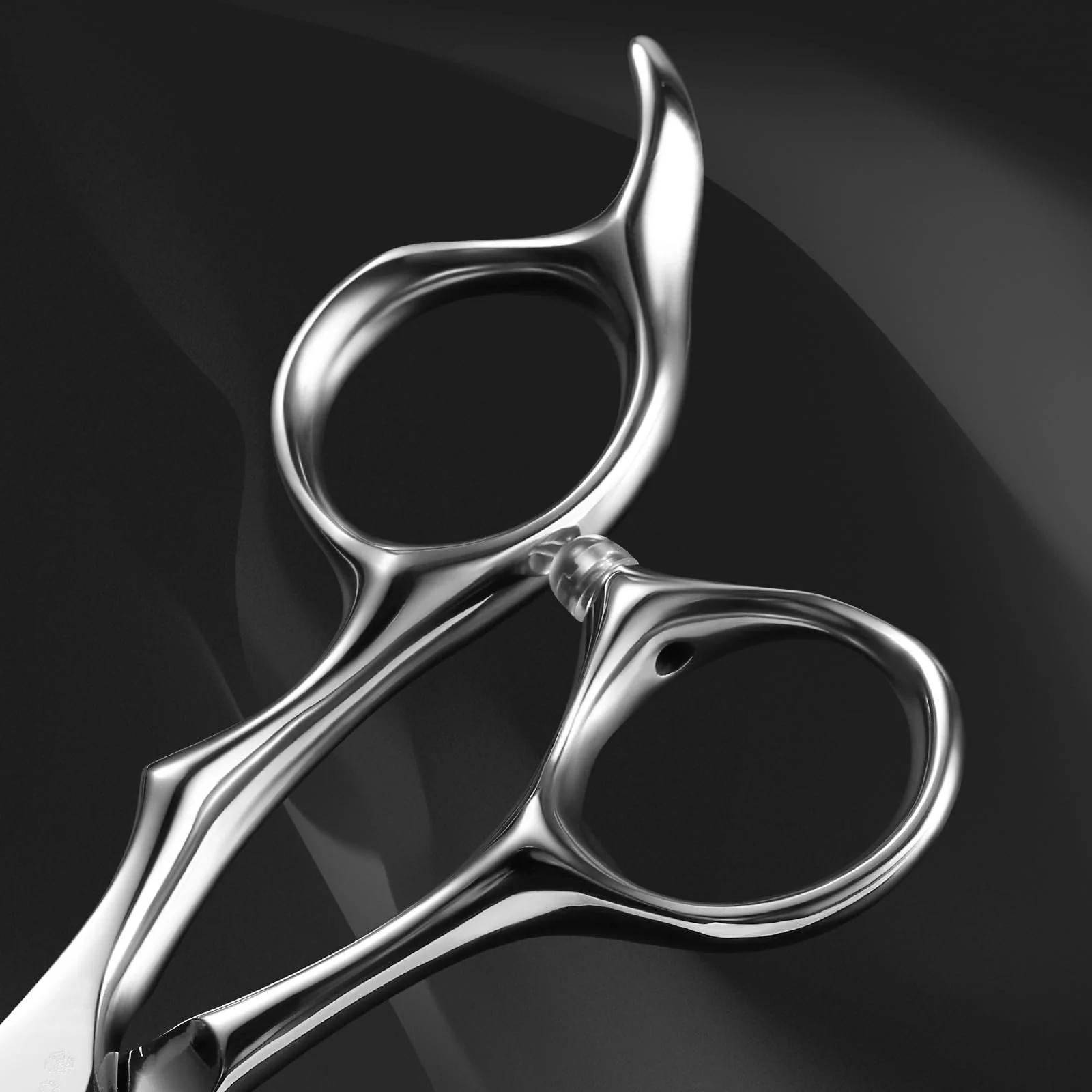 Перукарські ножиці 6 дюймів Japanese VG10 Cobalt Stainless Steel Super Sharp Offset Design, фото №4 Перукарські ножиці 6 дюймів Japanese VG10 Cobalt Stainless Steel Super Sharp Offset Design, фото №4