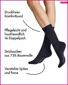 Шкарпетки Hudson (2 пари) synthetic.ua - Фото 1
