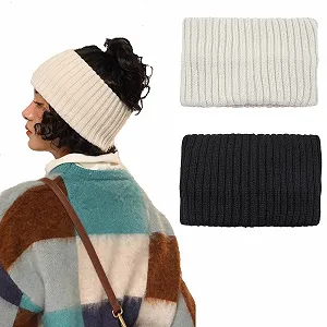 Купить Повязка на голову Вязаная, эластичная, флисовая - Фото 1 Повязка на голову Вязаная, эластичная, флисовая - Фото 1