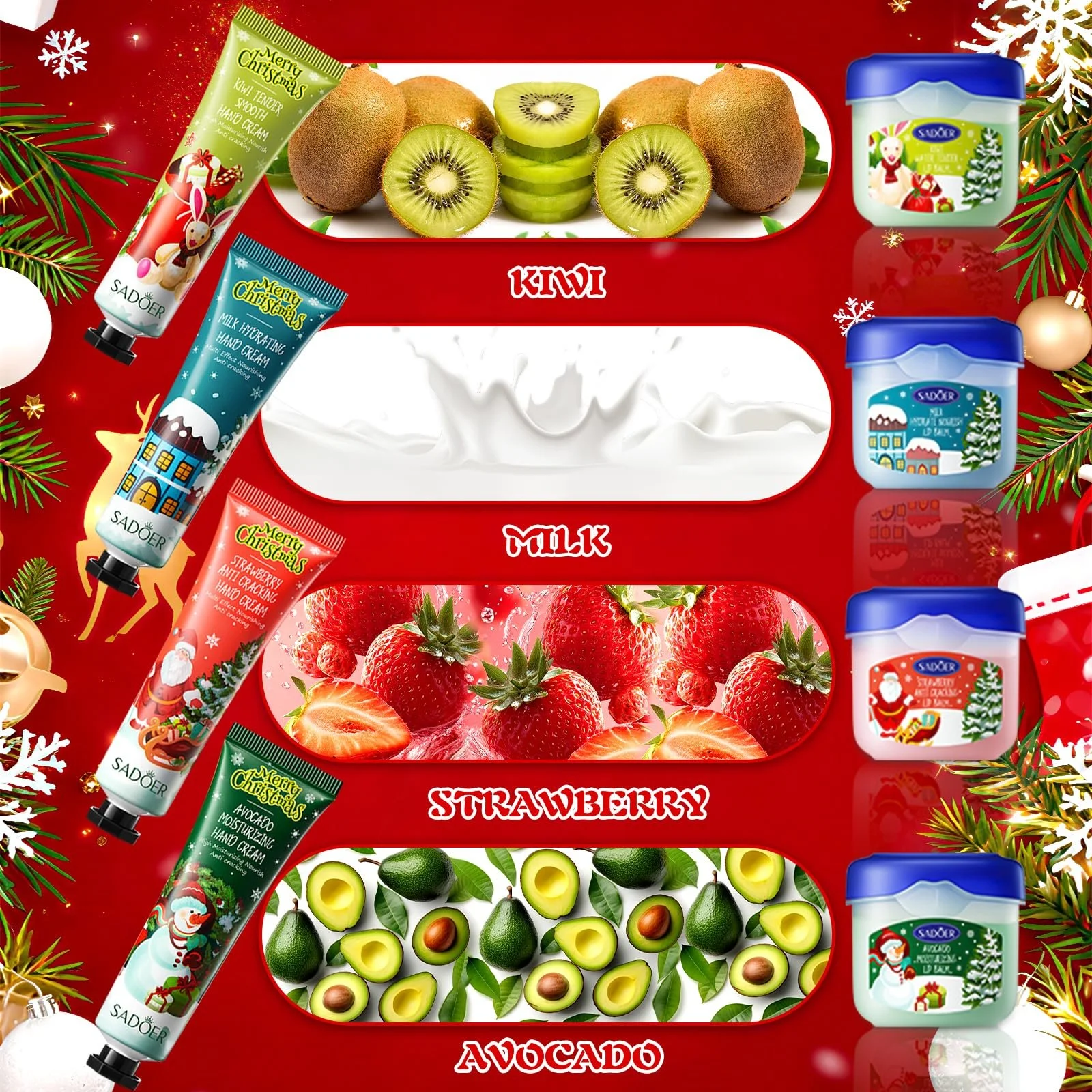 Крем для рук Набор из 8 штук Мини-набор с растительным ароматом Характеристики, фото №3