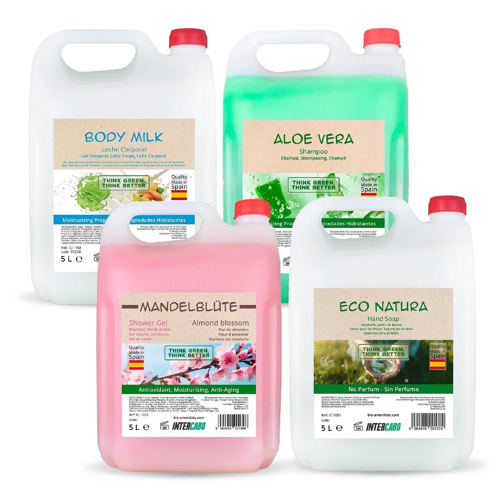 Набір для догляду за тілом Eco Natura 4 x 5 л, фото №1