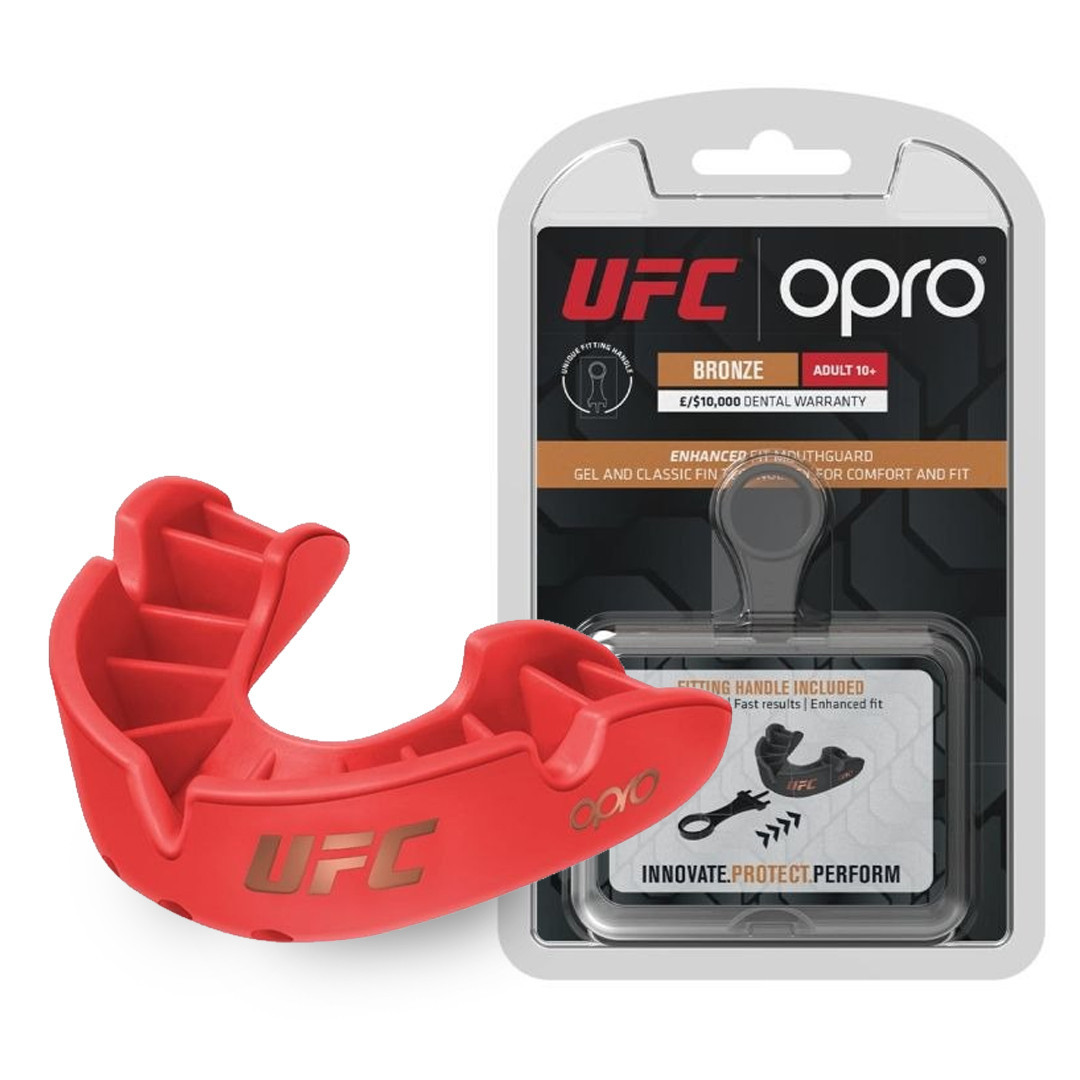 Капа OPRO Bronze UFC дитяча вік до 10 Red (ufc.102513002), фото №9