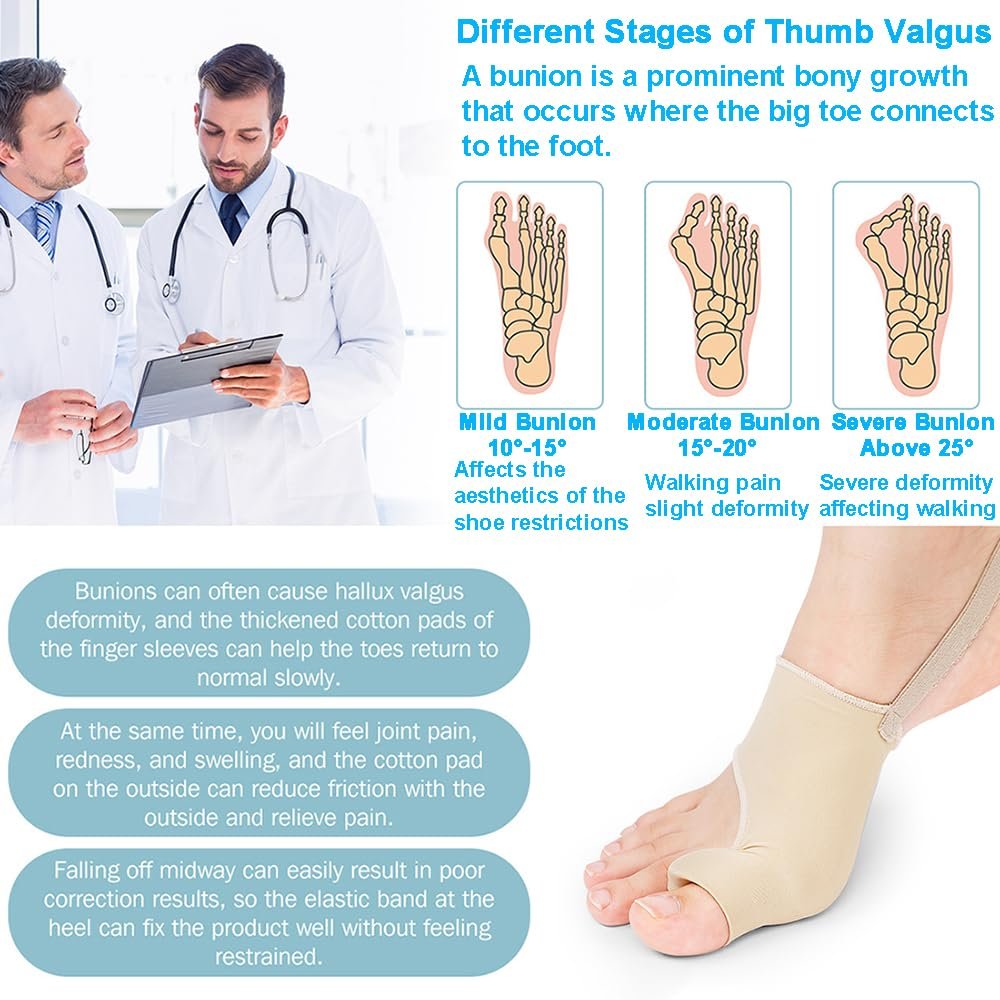 Корректор большого пальца стопы для женщин, коррекция вальгусной деформации., фото №3