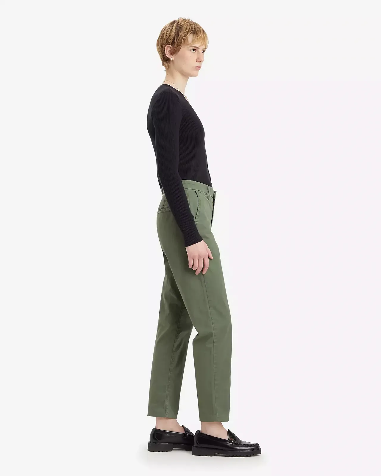 Жіночі штани Levis - Essential Chino Lse Thyme Garment Dye Tw - 24, фото №2