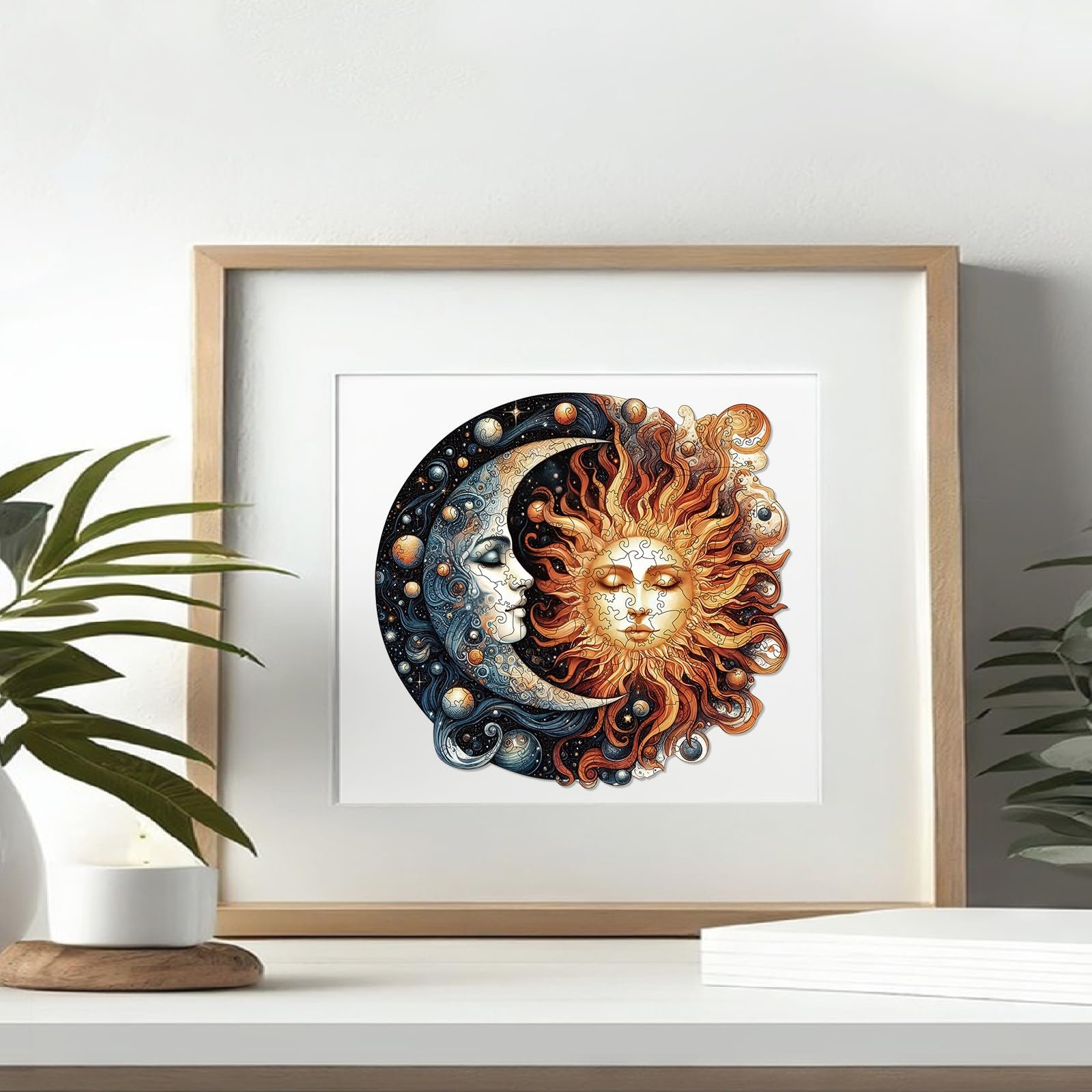 Пазл деревянный Sun and Moon 200 деталей Animal Shape, фото №5