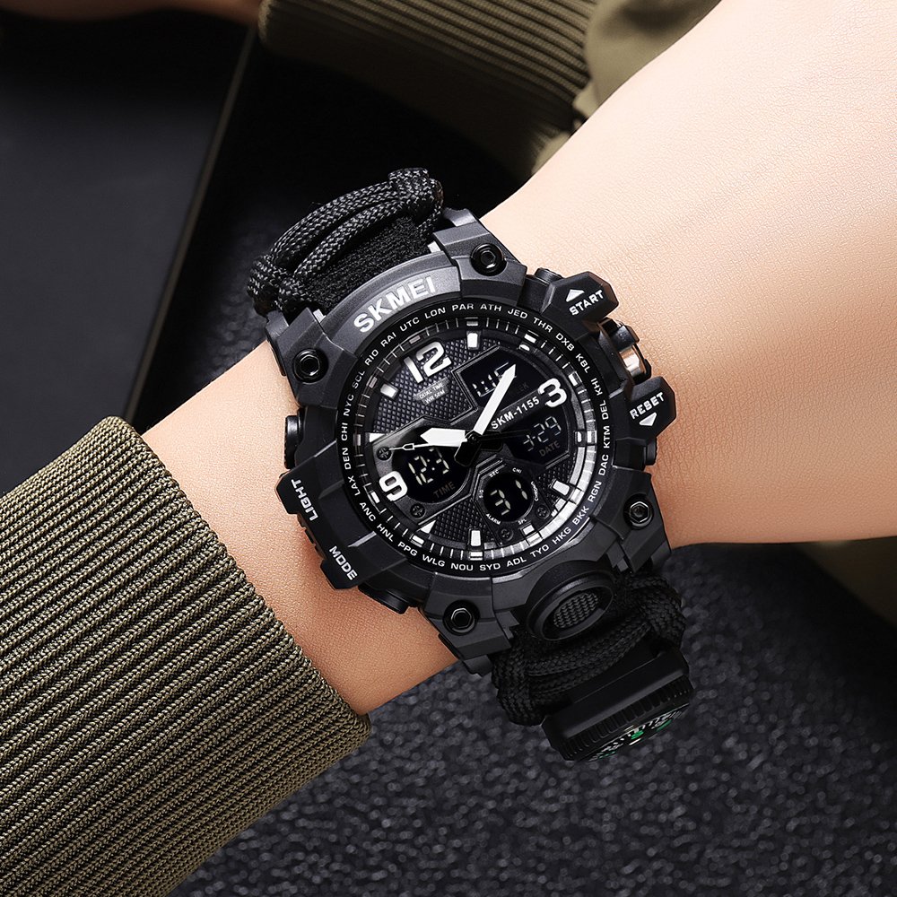 Годинник Skmei 1155B Чорний, фото №5