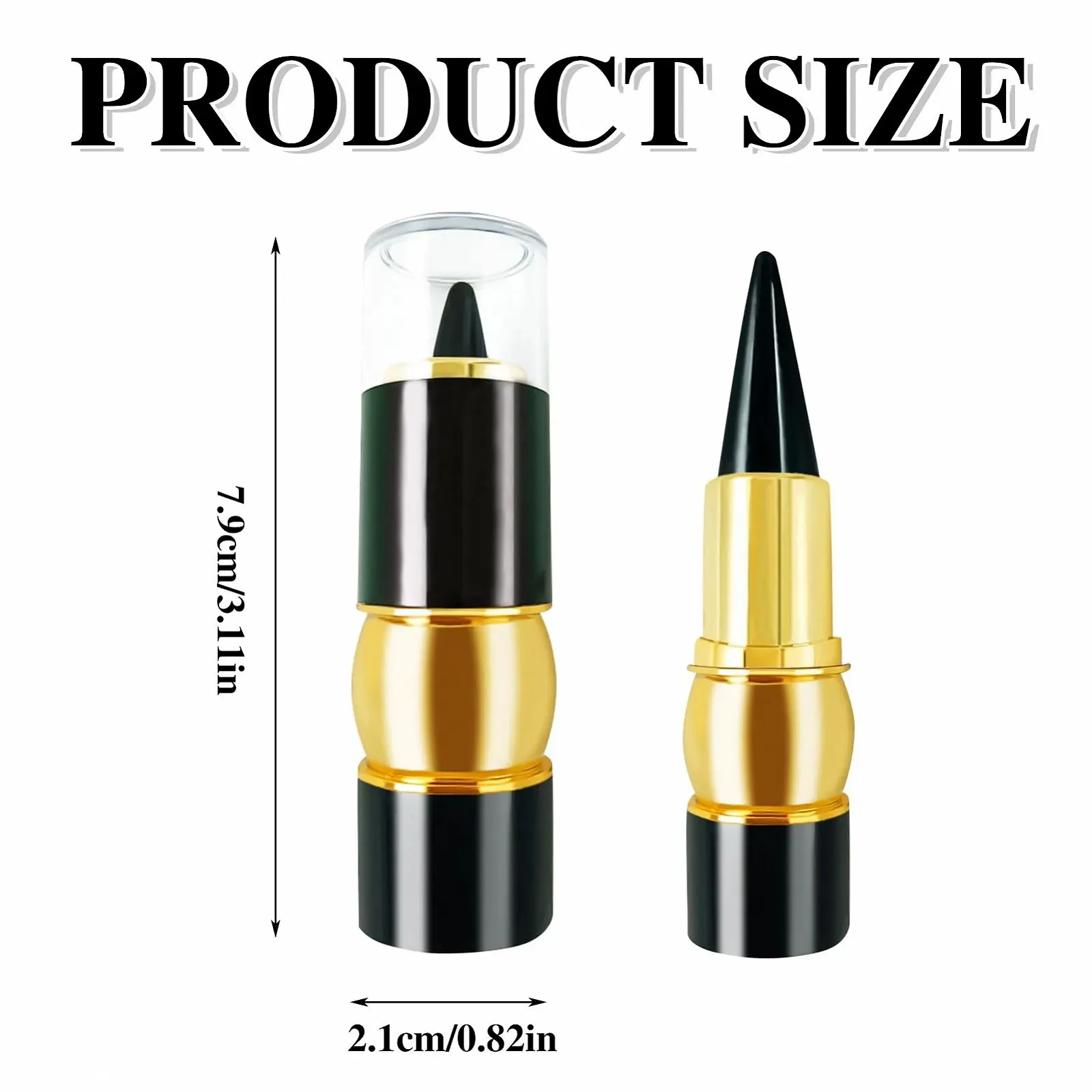 Олівець для очей Водостійкий Гелевий, фото №2