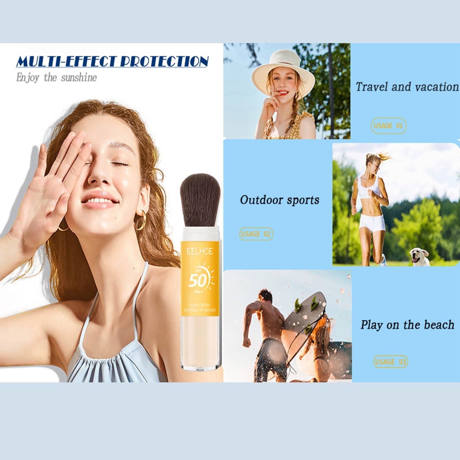 Пудра Мінеральна Сонцезахисна SPF 50 Розсипчаста, фото №7