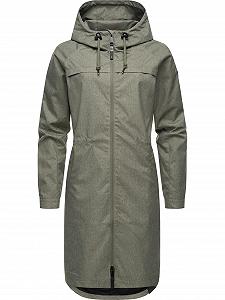 Переходная куртка Ragwear Belinka Женская Легкая куртка Длинная с капюшоном Водонепроницаемая - Фото 1