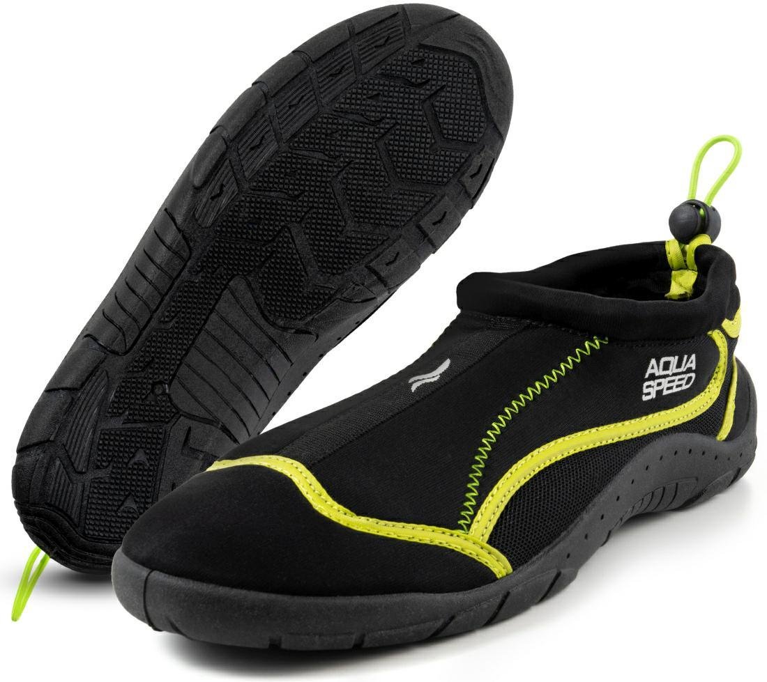 Аквашузи Aqua Speed AQUA SHOE MODEL 28B 61660 чорний, жовтий  37, фото №3
